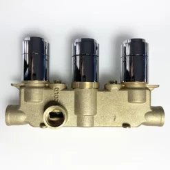 3 Control Thermostatic Valve (With No Backplate KIT) By Crosswater For Bathstore -Comparethebathroom Shop 3 Valve Showerbath Bathstore p5 jpg webp
