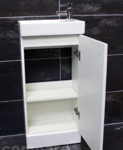 400mm Bathroom Square Vanity Basin Sink Unit With Optional Square Style Tap -Comparethebathroom Shop 400mm Bathroom Square Vanity Basin Sink Unit with Optional Square Style Tap 221286073926 3 JPG webp