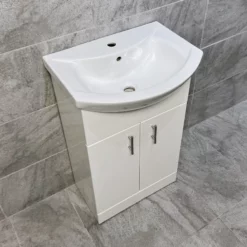 550mm Cloakroom Bathroom Vanity Basin Sink Unit + Toilet Set Suite + Tap Option -Comparethebathroom Shop 550 St Moritz No Tap jpg webp