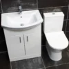 650mm Vanity Basin Sink Unit + Choice Of Rimless Toilet Bathroom Suite Set + Tap -Comparethebathroom Shop 650mm VANITY UNIT WITH MARIA TOILET PIC 1 MAIN COMP FEB 18 jpg webp