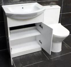 650mm Vanity Basin Sink Unit + Choice Of Rimless Toilet Bathroom Suite Set + Tap -Comparethebathroom Shop 650mm VANITY UNIT WITH MARIA TOILET PIC 2 OPEN COMP FEB 18 copy jpg webp