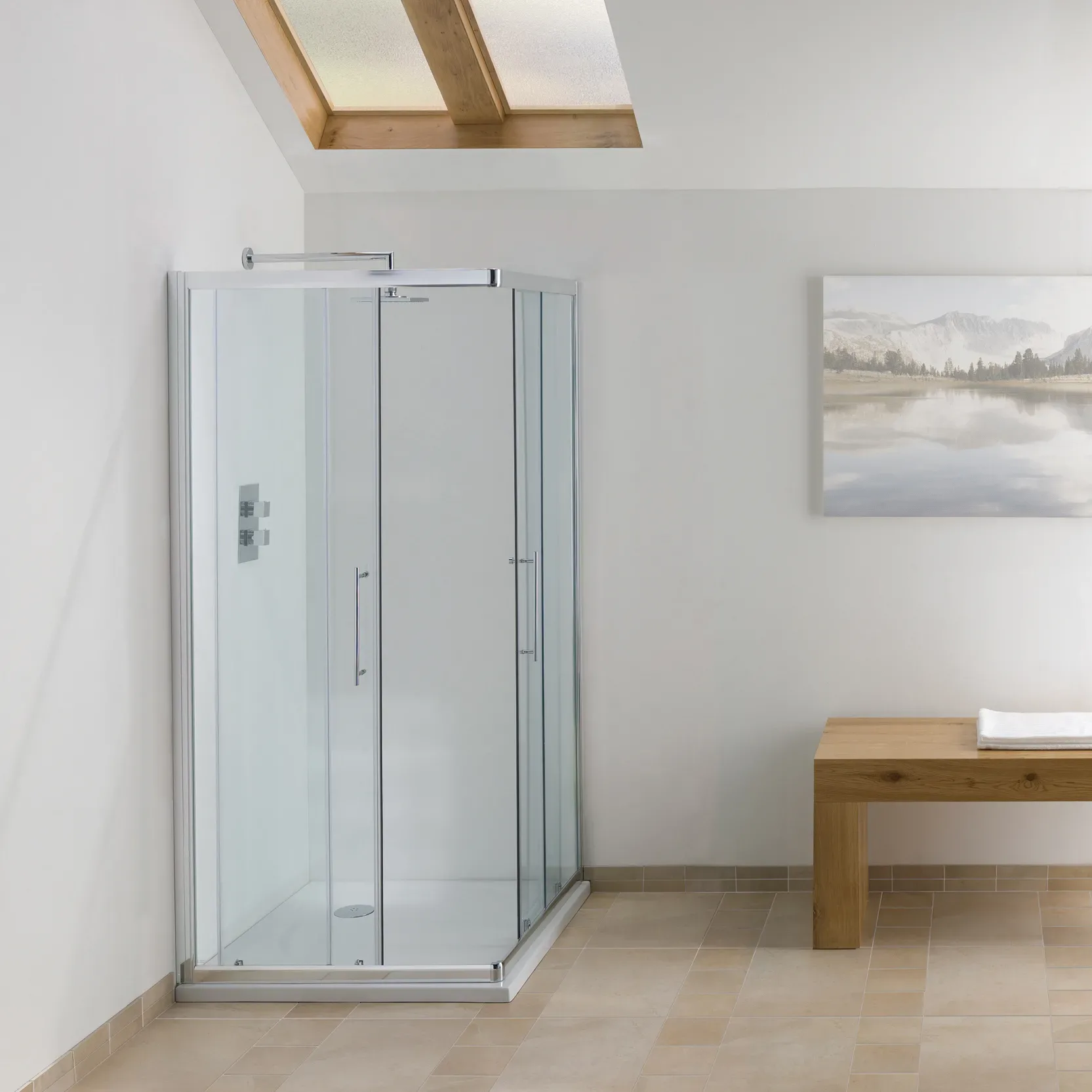 Lakes Prospect Corner Entry Shower Enclosure 900mm Or 1000mm + Tray Option 3 Lakes Prospect Corner Entry Shower Enclosure 900mm Or 1000mm + Tray Option
