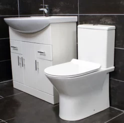 850mm Vanity Unit + Rimless Toilet Option Basin Sink Bathroom Suite Set + Tap 19 850mm Vanity Unit + Rimless Toilet Option Basin Sink Bathroom Suite Set + Tap -Comparethebathroom Shop 750 850mm VANITY UNIT WOTH MARIA WC PIC 6 BTW PAN COMP FEB 18 jpg webp
