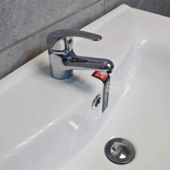 750mm Designer Walnut Oak Vanity Basin Sink Storage Unit Bathroom 15 750mm Designer Walnut Oak Vanity Basin Sink Storage Unit Bathroom -Comparethebathroom Shop 750 Athens Unit Basin lever tap