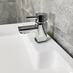 500mm All In One 2 In 1 Unit Combination Basin Sink & Round Toilet Space Saving -Comparethebathroom Shop All In One Compare STD Tap