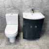 D Shape Anthracite Vanity Unit & Charlotte Close Coupled Toilet Bathroom Set -Comparethebathroom Shop Anthracite 600 Unit with Toilet Compare 1 jpg webp