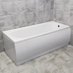 Imelda Bath 1675mm Acrylic With Anti Slip On Base White With Panel Options