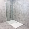 Atlas 1700 Walk In Shower + Flipper Panel – Trade Discount – Buy 5 Get One FREE -Comparethebathroom Shop Atlas 1400 Walk In Shower Corner View jpg webp 2