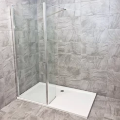 Atlas 1400 Walk In Shower + Flipper Panel Optional Tray & Showers Ex Bath Store 11 Atlas 1400 Walk In Shower + Flipper Panel Optional Tray & Showers Ex Bath Store -Comparethebathroom Shop Atlas 1400 Walk In Shower Front jpg webp