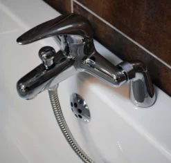 Bath Shower Mixer Tap With Slide Rail Kit Shower Head For Showerbath Or Bath -Comparethebathroom Shop Bath Shower Mixer Tap With Slide Rail Kit Shower Head For Showerbath or Bath 332410208055 8 JPG