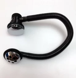 Bath Waste Click Clack Waste Chrome Finish Clicker Push Button