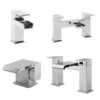 Bathroom Waterfall Basin Mixer Tap + Bath Filler Open Spout / Side Lever Style 2 Bathroom Waterfall Basin Mixer Tap + Bath Filler Open Spout / Side Lever Style -Comparethebathroom Shop Bathroom Waterfall Basin Mixer Tap Bath Filler Open Spout Side Lever Style
