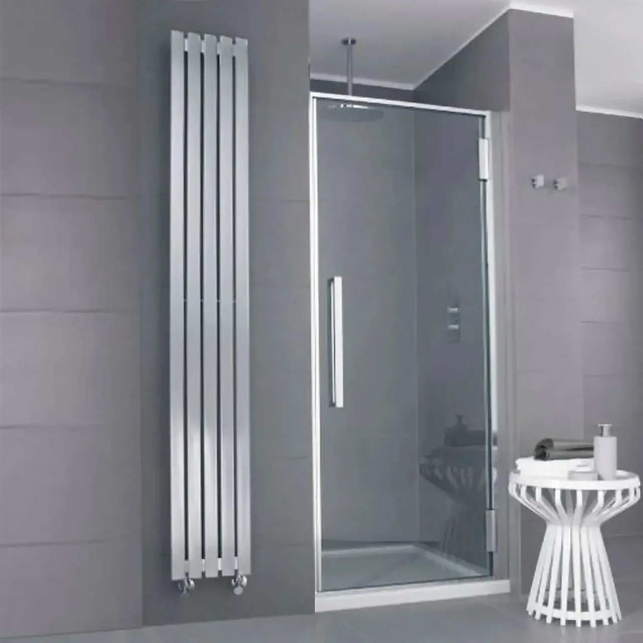 Glasshouse 8mm Glass 900mm Hinged Shower Door Optional Side Panel & Tray 3 Glasshouse 8mm Glass 900mm Hinged Shower Door Optional Side Panel & Tray