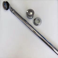 Ex-Bathstore Beck Touchstone Exposed Unslotted Bath Waste With Overflow Chrome