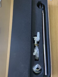 Ex-Bathstore Beck Touchstone Exposed Unslotted Bath Waste With Overflow Chrome -Comparethebathroom Shop Beck Touchstone Unslotted Bath Waste Overflow 535882 In Box scaled webp