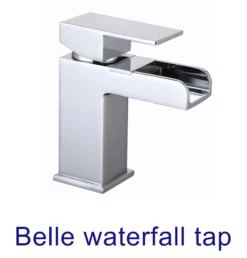 1250mm Bathroom Furniture Vanity Set 750mm Basin Sink Unit + WC Toilet Unit -Comparethebathroom Shop Belle waterfall tap only Sep 20 jpg webp 3