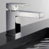 Blade Mini Basin Bathroom Mono Mixer Tap – Optional Flip Waste – Ex Bath Store -Comparethebathroom Shop Blade mono Mixer Pic01 jpg webp 2