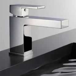 Luna Floor Standing 600mm White Gloss Vanity Unit With Optional Blade Tap 11 Luna Floor Standing 600mm White Gloss Vanity Unit With Optional Blade Tap -Comparethebathroom Shop Blade mono Mixer Pic01 jpg webp