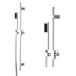Eva Square Style Manual Shower Valve Set Combi Suitable Modern Style 13 Eva Square Style Manual Shower Valve Set Combi Suitable Modern Style -Comparethebathroom Shop Bristan Rare Square Shower Accessory Kit Handset Riser Rail Hose Chrome 321648541263 JPG