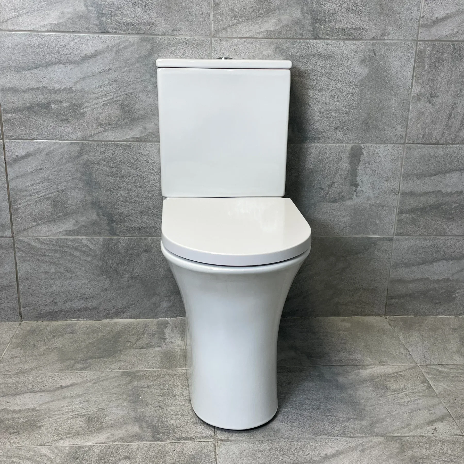 Cam Close Coupled Rimless Comfort Height Open Or Closed Back Toilet Inc. Seat 10 Cam Close Coupled Rimless Comfort Height Open Or Closed Back Toilet Inc. Seat - Image 8