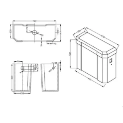 Premier® Carlton High Level Traditional Toilet WC Pan & Cistern Ex. Pipe, Seat, Chain 9 Premier® Carlton High Level Traditional Toilet WC Pan & Cistern Ex. Pipe, Seat, Chain -Comparethebathroom Shop Carlton High Level Traditional Toilet WC Victorian FREE Soft Close Seat 331941332106 6 JPG 2