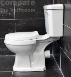 Carlton Richmond Close Coupled Toilet Including Soft Close Seat Traditional WC -Comparethebathroom Shop Carlton Traditional Victorian Toilet Basin Sink Set Bathroom Suite WC Inc Seat 222481875026 8 JPG