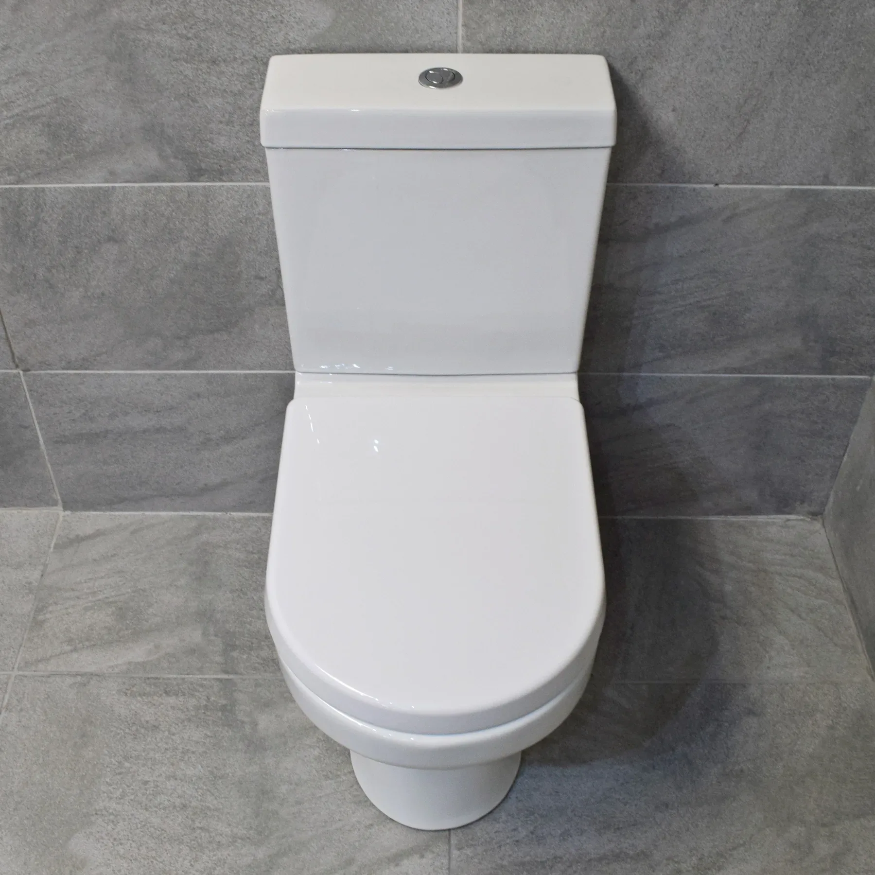 Hydros Chelsea Close Coupled Rimless Toilet Modern Style WC Inc Soft Close Seat 4 Hydros Chelsea Close Coupled Rimless Toilet Modern Style WC Inc Soft Close Seat - Image 2
