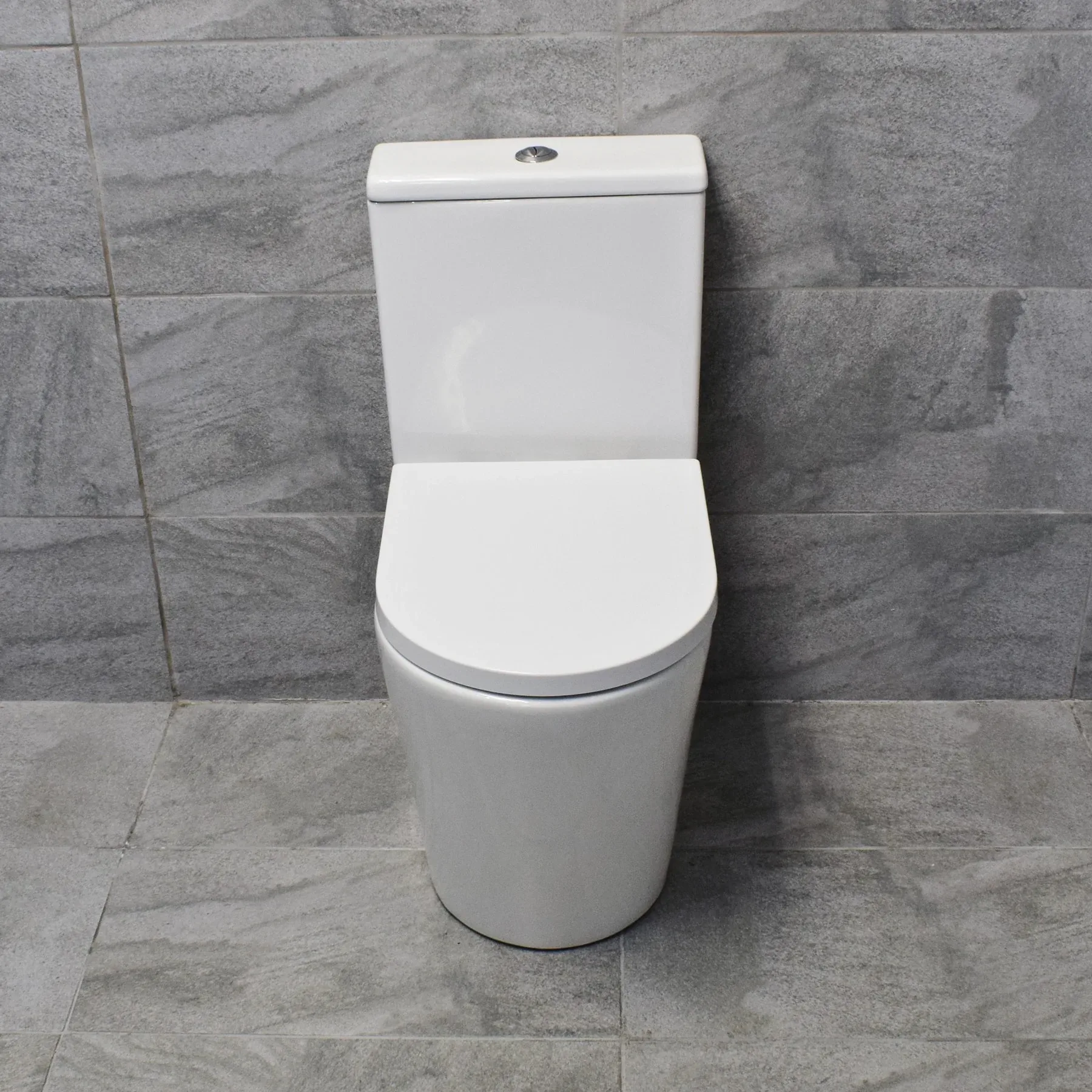 Christie Short Projection Rimless Comfort Height Toilet WC 7 Christie Short Projection Rimless Comfort Height Toilet WC - Image 5