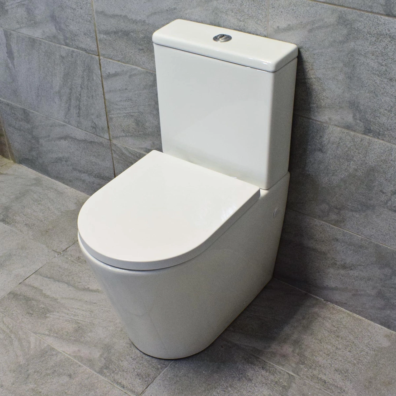 Christie Short Projection Rimless Comfort Height Toilet WC 3 Christie Short Projection Rimless Comfort Height Toilet WC