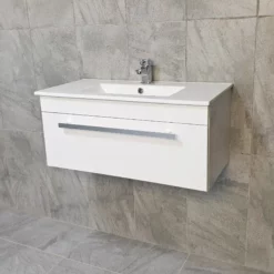 Nicky 600 Or 800mm Wall Hung Vanity Sink Unit + Charlotte Toilet Set Ensuite 20 Nicky 600 Or 800mm Wall Hung Vanity Sink Unit + Charlotte Toilet Set Ensuite -Comparethebathroom Shop Compare SQ Wall Hung Side 2 jpg webp