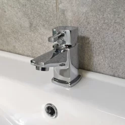 Nicky 800mm Wall Hung Vanity Sink Basin Unit With Storage White Cloak Ensuite 11 Nicky 800mm Wall Hung Vanity Sink Basin Unit With Storage White Cloak Ensuite -Comparethebathroom Shop Compare SQ Wall Hung Tap 1 jpg webp