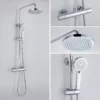 Cool Touch Thermostatic Shower Set Kit Valve Dual Head Round Or Square 1 Cool Touch Thermostatic Shower Set Kit Valve Dual Head Round Or Square -Comparethebathroom Shop Cool Touch Thermostatic Shower Set Kit Valve Dual Head Round or Square 331925297571 JPG