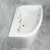 Cora Acrylic Offset Corner Bath With Choice Of Whirlpool System 1500 X 1000mm 2 Cora Acrylic Offset Corner Bath With Choice Of Whirlpool System 1500 X 1000mm -Comparethebathroom Shop Cora Whirlpool End 11Jet Light