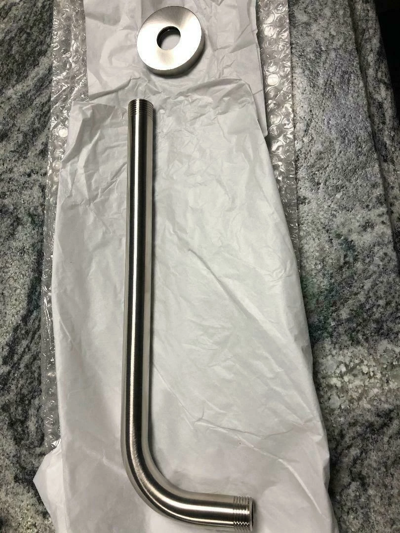 Crosswater Brushed Stainless Steel Wall Mounted Shower Head Arm 5 Crosswater Brushed Stainless Steel Wall Mounted Shower Head Arm - Image 3