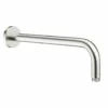Crosswater Brushed Stainless Steel Wall Mounted Shower Head Arm 2 Crosswater Brushed Stainless Steel Wall Mounted Shower Head Arm -Comparethebathroom Shop Crosswater Brushed Stainless Steel Wall Mounted Shower Head Arm 224306870832 jpg webp