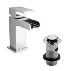 1350mm Bathroom Vanity Set / 850mm Basin Sink Unit + WC Toilet Unit + Tap Opt 7 1350mm Bathroom Vanity Set / 850mm Basin Sink Unit + WC Toilet Unit + Tap Opt -Comparethebathroom Shop DUK004 Waterfall P506 jpg webp