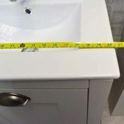 Derby 1000 Light Grey Or Dark Grey Vanity Bathroom Suite + Toilet – Optional Tap -Comparethebathroom Shop Derby LG 500 Basin WC Unit York Basin Width