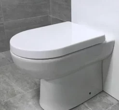 Choice Of 3 Back To Wall Pan Toilet WC + Soft Close Seat + Optional Cistern 25 Choice Of 3 Back To Wall Pan Toilet WC + Soft Close Seat + Optional Cistern -Comparethebathroom Shop ELLIE Beautiful D shape Style Back To Wall Pan Toilet WC Soft Close Seat 324539028038 3 jpg webp