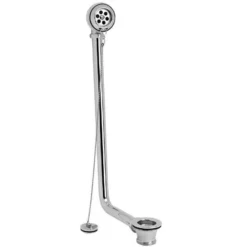 Exposed Freestanding Bath Waste Chrome Finish Retainer Plug Chrome On Brass