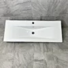 1010mm X 390mm Ceramic Bathroom Sink Vanity Basin Rectangular 1 1010mm X 390mm Ceramic Bathroom Sink Vanity Basin Rectangular -Comparethebathroom Shop FB1013913 1010mm x 390mm front jpg webp