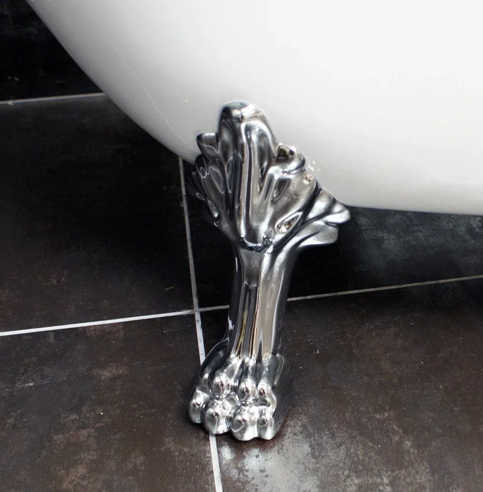 Freestanding Slipper Bath Acrylic Roll Top Ball & Claw Feet 1530mm Or 1700mm 5 Freestanding Slipper Bath Acrylic Roll Top Ball & Claw Feet 1530mm Or 1700mm - Image 3