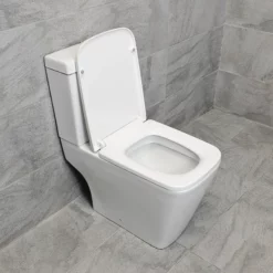Grace Modern Style Close Coupled Toilet With Luxury Soft Close Seat -Comparethebathroom Shop Gabby Grace Toilet Open jpg webp