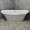 Bowness Oval Modern Style Freestanding Slipper Bath Inc Waste 1680 X 705mm -Comparethebathroom Shop Gianna Bath Front jpg webp
