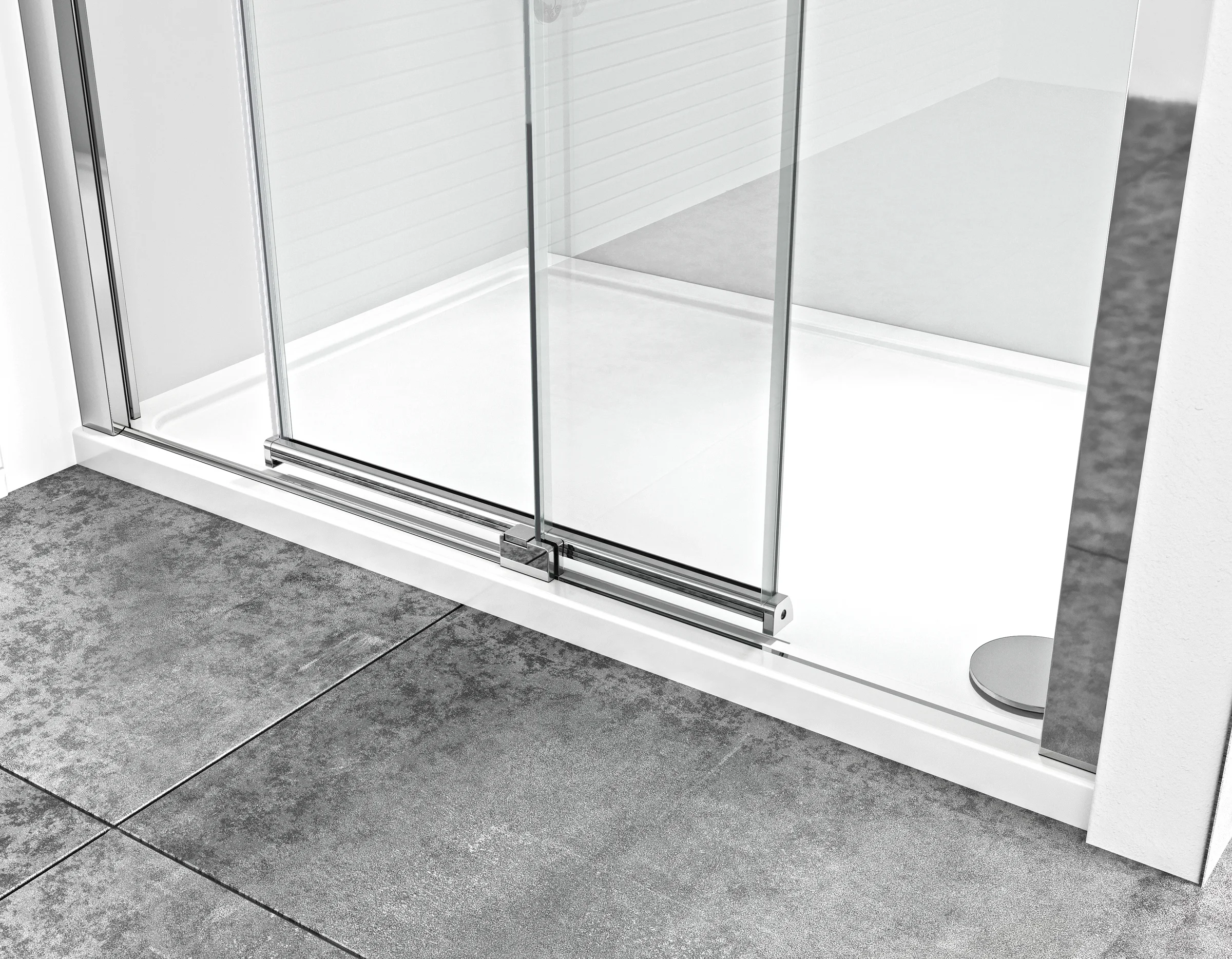 Roman Haven 8 Level Access Sliding Shower Door – Right Hand – 1400mm, 1500mm, 1700mm 4 Roman Haven 8 Level Access Sliding Shower Door – Right Hand – 1400mm, 1500mm, 1700mm - Image 2