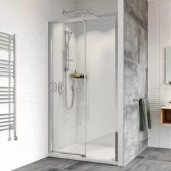 Roman Haven 8 Level Access Sliding Shower Door – Left Hand – 1400mm, 1500mm, 1700mm