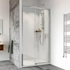 Roman Haven 8 Level Access Sliding Shower Door – Right Hand – 1000mm, 1100mm, 1200mm