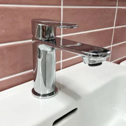 Hannah Round Style Basin Mono Mixer Tap – With Click Clack Waste