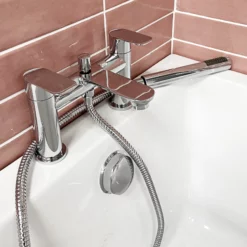 Hannah Round Style Bath Shower Mixer Tap – With Optional Click Clack Bath Waste 9 Hannah Round Style Bath Shower Mixer Tap – With Optional Click Clack Bath Waste -Comparethebathroom Shop Hannah Design H Bath Shower Mixer