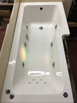 Left Hand L Shape Spa Shower Bath & Screen With Whirlpool & Light 14 Left Hand L Shape Spa Shower Bath & Screen With Whirlpool & Light -Comparethebathroom Shop IMG 8269 scaled jpg webp