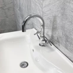 650mm Cloakroom Vanity Bathroom Suite – Basin Unit & Toilet Set With Tap Option 15 650mm Cloakroom Vanity Bathroom Suite – Basin Unit & Toilet Set With Tap Option -Comparethebathroom Shop KIT481 St Moritz 650 Charlie I05 Tap